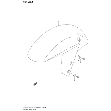 FRONT FENDER (MODEL K2)