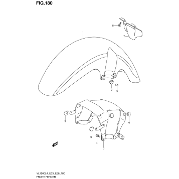 FRONT FENDER (VL1500L4 E28)