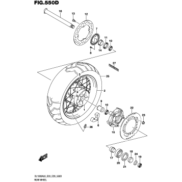 REAR WHEEL (DL1000XAL8 E03)