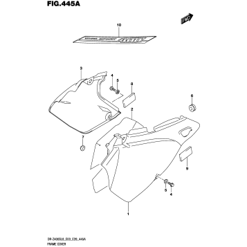 FRAME COVER (DR-Z400SL8 E03)