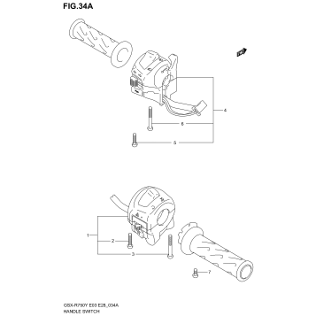 HANDLE SWITCH (MODEL K3)