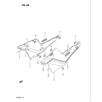 FRAME COVER (GS550ED)