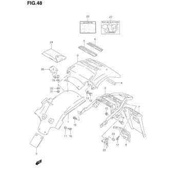 REAR FENDER (MODEL N/P)