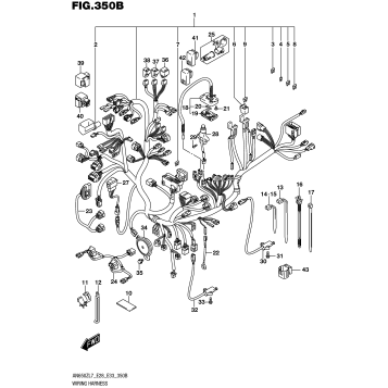 WIRING HARNESS (AN650ZL7 E33)