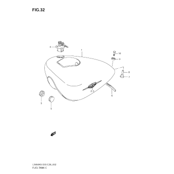 FUEL TANK (MODEL K5/K6/K7/K8)