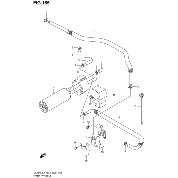 EVAP SYSTEM (VL1500BL4 E33)