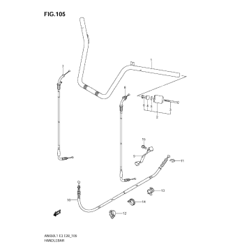 HANDLEBAR (AN650 L1 E33)