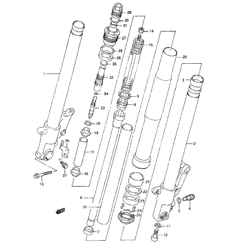FRONT DAMPER (MODEL P)