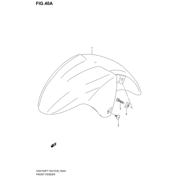 FRONT FENDER (MODEL K3)