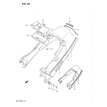SEAT TAIL COVER (J/K/L)