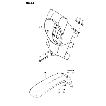 HEADLAMP HOUSING - FRONT FENDER