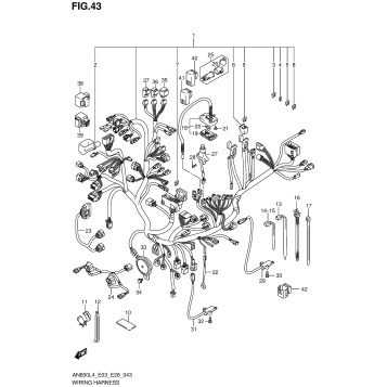 WIRING HARNESS (AN650L4 E33)