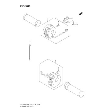 HANDLE SWITCH (VS1400K6/K7/K8)