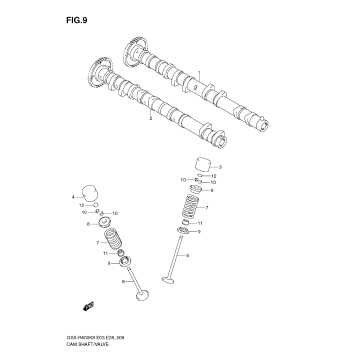 CAM SHAFT - VALVE