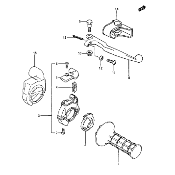 RIGHT HANDLE SWITCH (MODEL G/H/J)