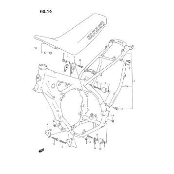FRAME - SEAT (MODEL P)