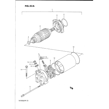 STARTING MOTOR (MODEL M)