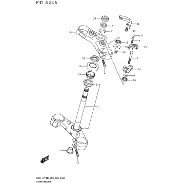 STEERING STEM (GSX-S750,GSX-S750A)