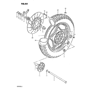 REAR WHEEL (MODEL T)