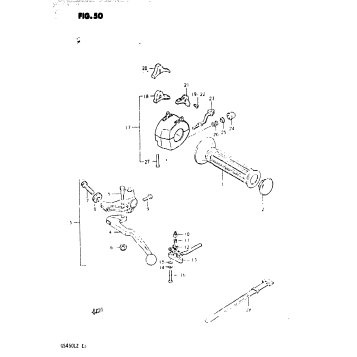 LEFT HANDLE SWITCH (MODEL T
