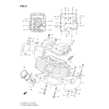 CYLINDER HEAD (REAR)