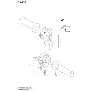 HANDLE SWITCH (SV650SX/SY/SK1/SK2)