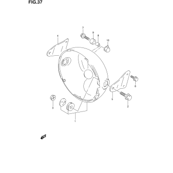 HEADLAMP HOUSING (NOT FOR U.S. MARKET)