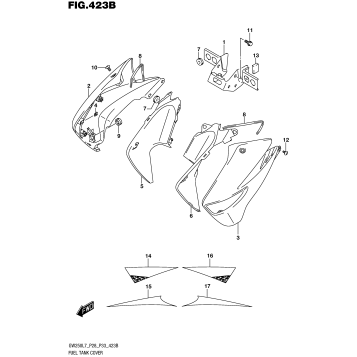 FUEL TANK COVER (GW250ZL7 P28)