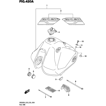 FUEL TANK (DR200SL9 E03)