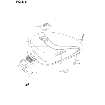 FUEL TANK (MODEL K3)