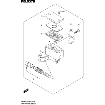 FRONT MASTER CYLINDER (SV650L9 E33)