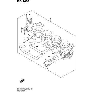 THROTTLE BODY (GSX-S1000FYAL9 E33)