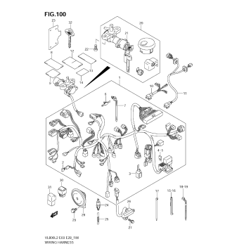 WIRING HARNESS (VL800C  E03)