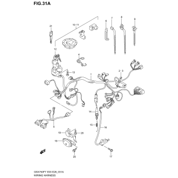 WIRING HARNESS (MODEL K3)