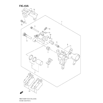 REAR CALIPER (MODEL K8/K9)