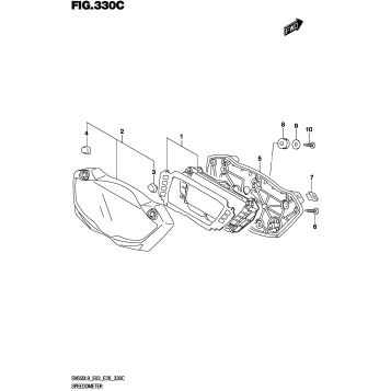 SPEEDOMETER (SV650AL9 E28)