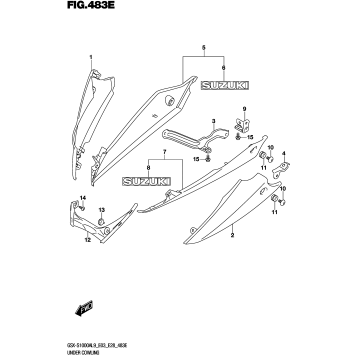 UNDER COWLING (GSX-S1000YAL9 E28)