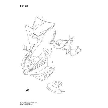 COWLING BODY (GS500FK7)