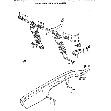 CHAIN CASE - SHOCK ABSORBER