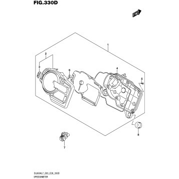 SPEEDOMETER (DL650XAL7 E03)