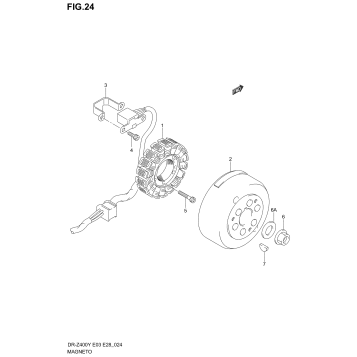 MAGNETO (DR-Z400Y/K1/K2/K3)