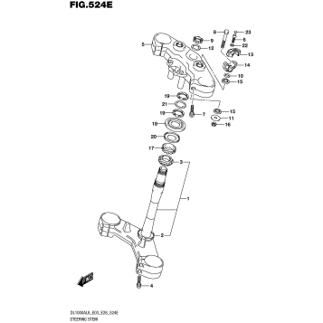 STEERING STEM (DL1000XAL8 E28)