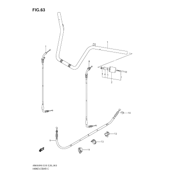 HANDLEBAR (MODEL K6/K7/K8)
