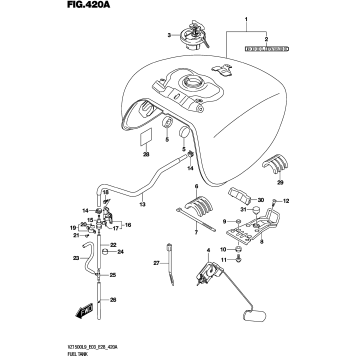 FUEL TANK (E03,E28) (FOR YVB)