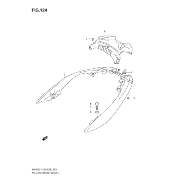 PILLION RIDER HANDLE (AN400 L1 E3)