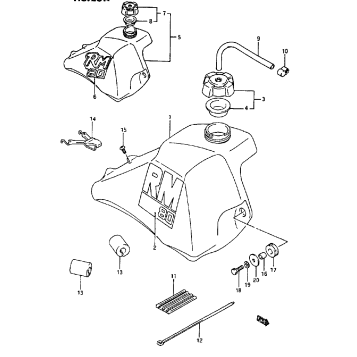 FUEL TANK (MODEL J/K)