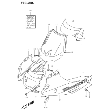 COWLING BODY (MODEL W/X)