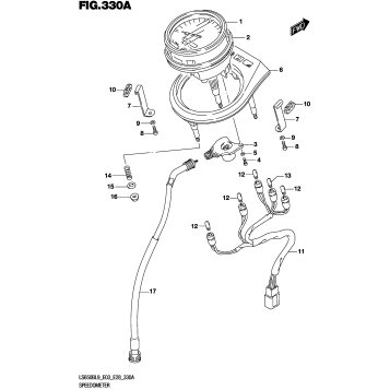SPEEDOMETER (LS650BL9 E03)