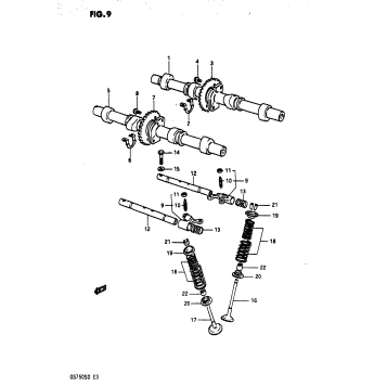 CAM SHAFT - VALVE