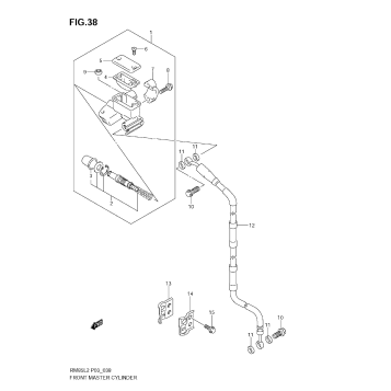 FRONT MASTER CYLINDER (RM85L)